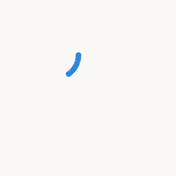 Sample: a spinning loader, a wave and a check mark drawing themselves